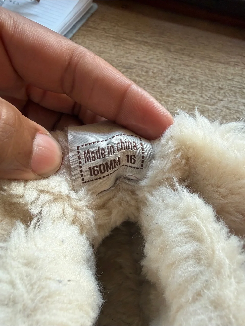 Keesky toddlers Brown Faux-Suede Winter Boots with Sherpa Lining